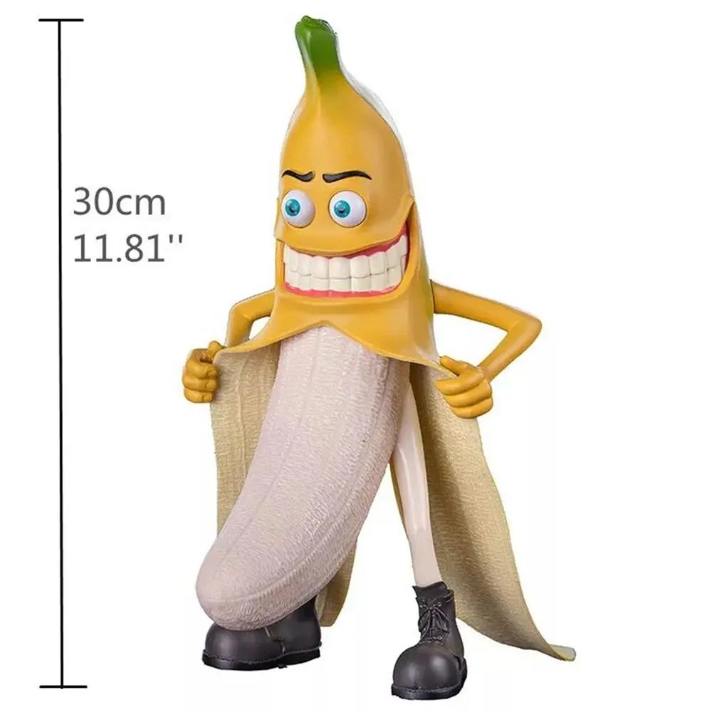 【Ahhkawaii】Mr. Banana Creative Desktop Ornament Decoration Gift